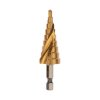 Kranz KR-12-6611 Сверло по металлу ступенчатое ТИТАН 4,0-20,0 мм 76 mm