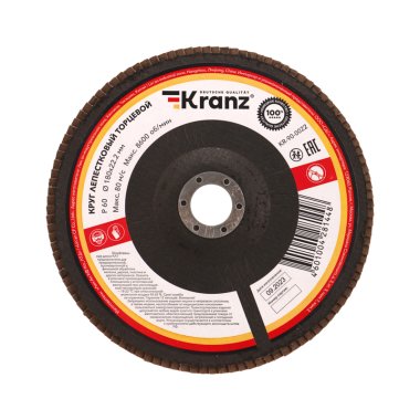Фотография товара 'Kranz KR-90-0022 Круг лепестковый торцевой, P60, 180х22,2мм'