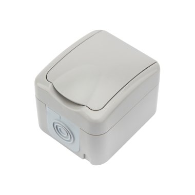 Фотография товара 'Kranz KR-78-0817 Розетка одноместная Mini OG IP54, с заземлением'