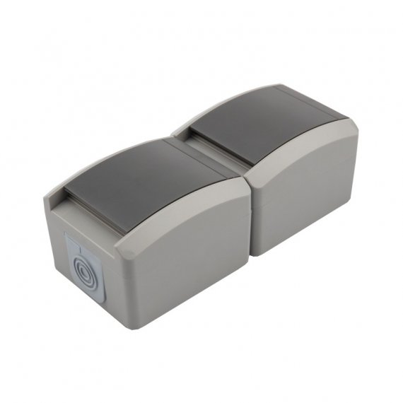 Фотография товара 'Kranz KR-78-0616 Блок вертикальный 2 розетки INDUSTRIAL IP54'
