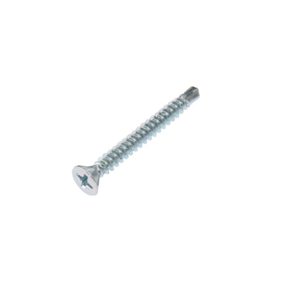Фотография товара 'Kranz 1504-3935-4 Саморез оконный сверло, 3.9х35, белый цинк'