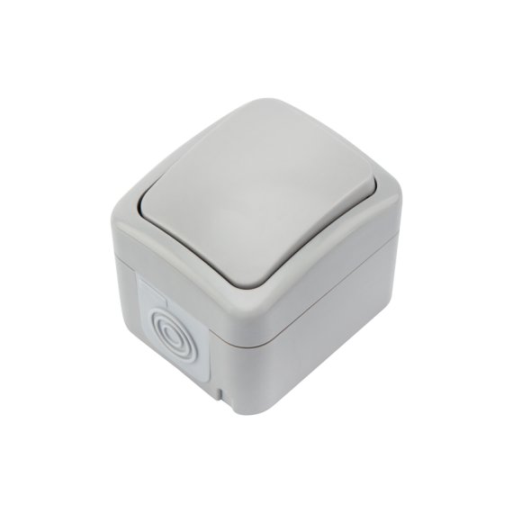 Фотография товара 'Kranz KR-78-0835 Выключатель одноклавишный Mini OG IP54, о/у'