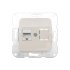 Фотография товара 'Kranz KR-78-0253 DEA Розетка Компьютер RJ45 с/у'